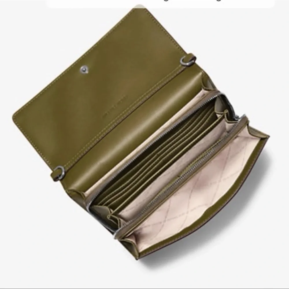 MICHAEL KORS Jet Set Large Ombré Signature Logo Crossbody Bag
Olive Multi 
NWT - Picture 3 of 16